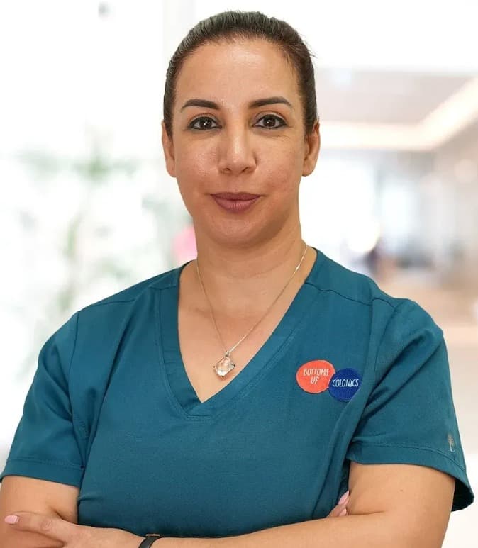 Nes, certified colon hydrotherapist at Bottoms Up Colonics Bella Vista
